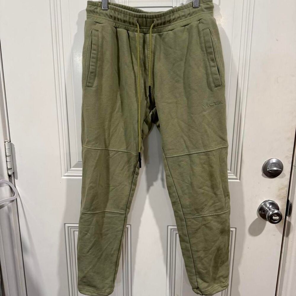 Unbranded Men's Green and Khaki Joggers-tracksuits